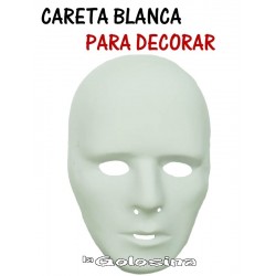 Careta Blanca para decorar