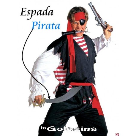 Espada pirata curva 46 cm.