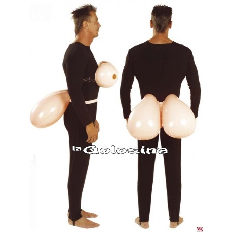 Culo y tetas hinchables
