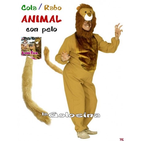 Cola Rabo animal con pelo