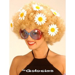 Gafas Extrag. rojas con azul y cristal azul.