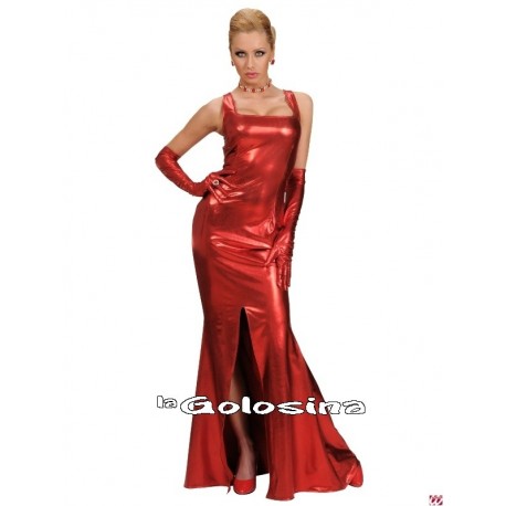 Disfraz Ad Vestido fiesta GLAMOUR rojo