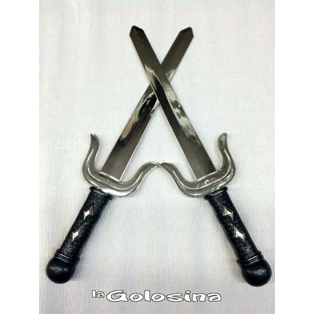 Par de Dagas Cuchillos Ninja Samurai