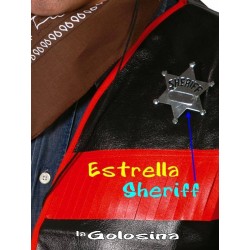 Estrella de metal sheriff