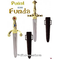 Punal dorado principe medieval