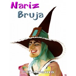 Nariz bruja de latex