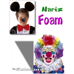 Nariz Foam payaso raton