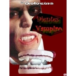 Dentadura dientes vampiro