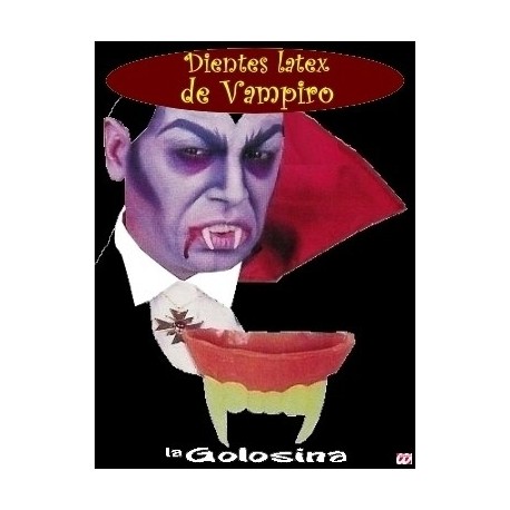 Dientes latex vampiro