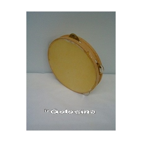 Pandereta de madera