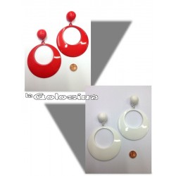 Pendientes de plastico 10,5 cm