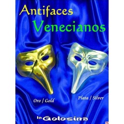 Antifaz Veneciano metalizado