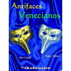 Antifaz Veneciano metalizado