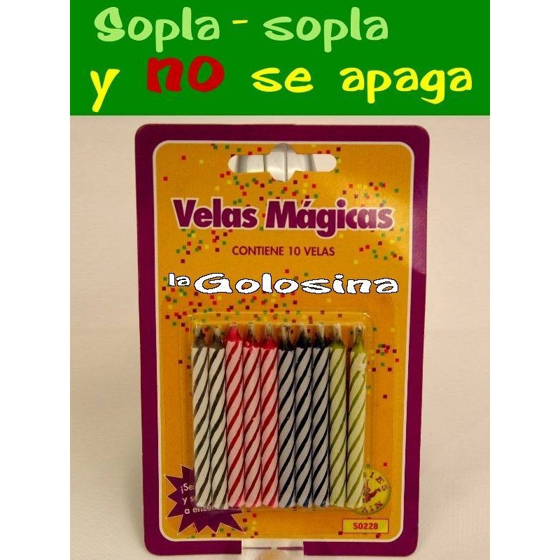 Velas Mágicas (no se apagan) 10u. – Gormand