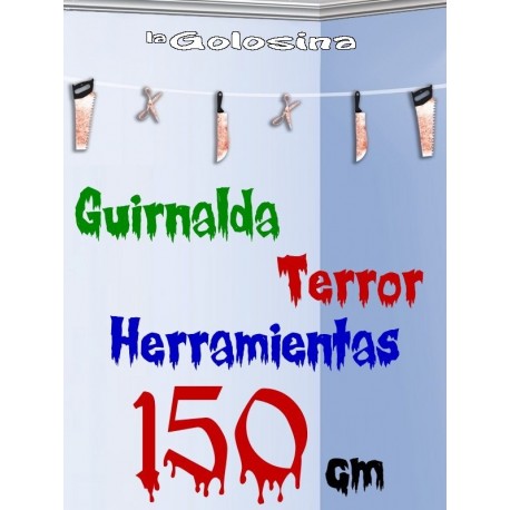 Guirnalda TERROR 2 modelos 150 cm