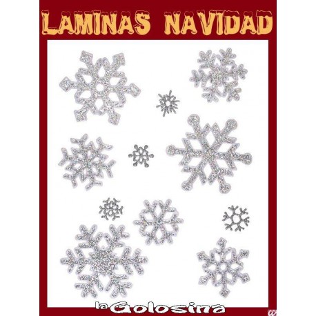 Lamina Navidad n4 Decoracion ventanas, espejos