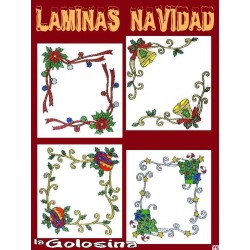 Lamina Navidad n1 Decoracion ventanas, espejos