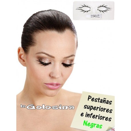 Pestanas postizas: Finas arriba y abajo