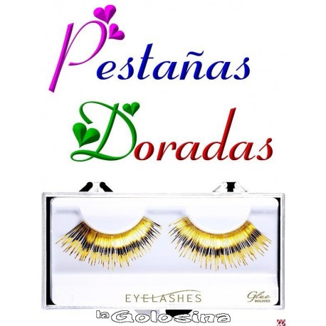 Pestanas postizas: Doradas