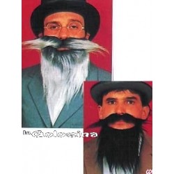 Barba dacha con bigote