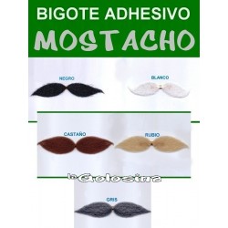 Bigote adhesivo mostacho