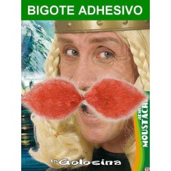 Bigote mostacho pelirojo