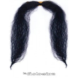 Bigote alargado pelo