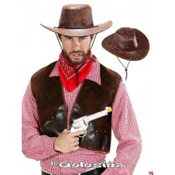 Sombrero Oeste Marron con cordon