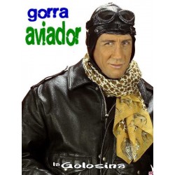 Gorro aviador negro