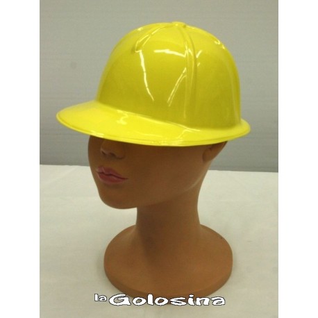 Gorro obra plastico amarillo