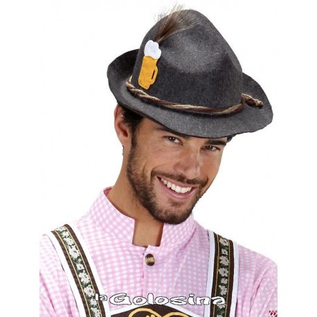 Sombrero Tiroles con pluma