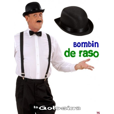 Somb. Bombin de raso negra