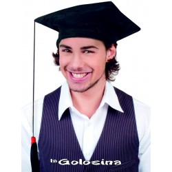 Sombrero graduado con borla colgante