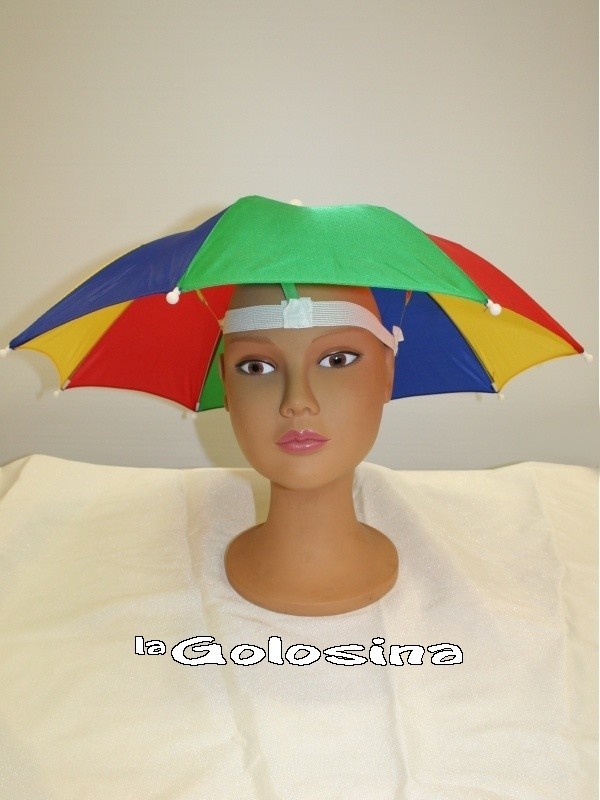 Paraguas Cabeza Sombrero con Paraguas para Cabeza