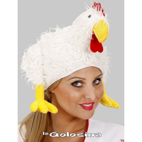 Gorro de Gallina con pelo