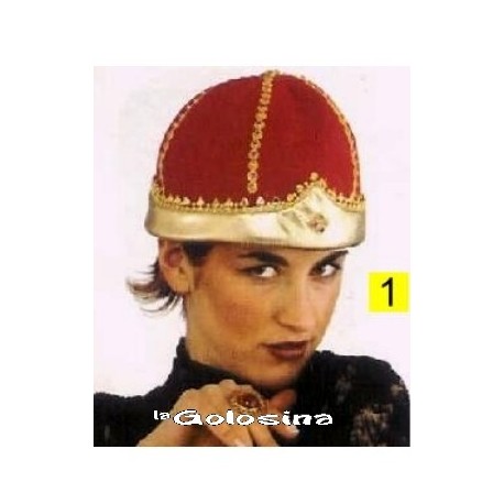 Casquete Medieval de tela.