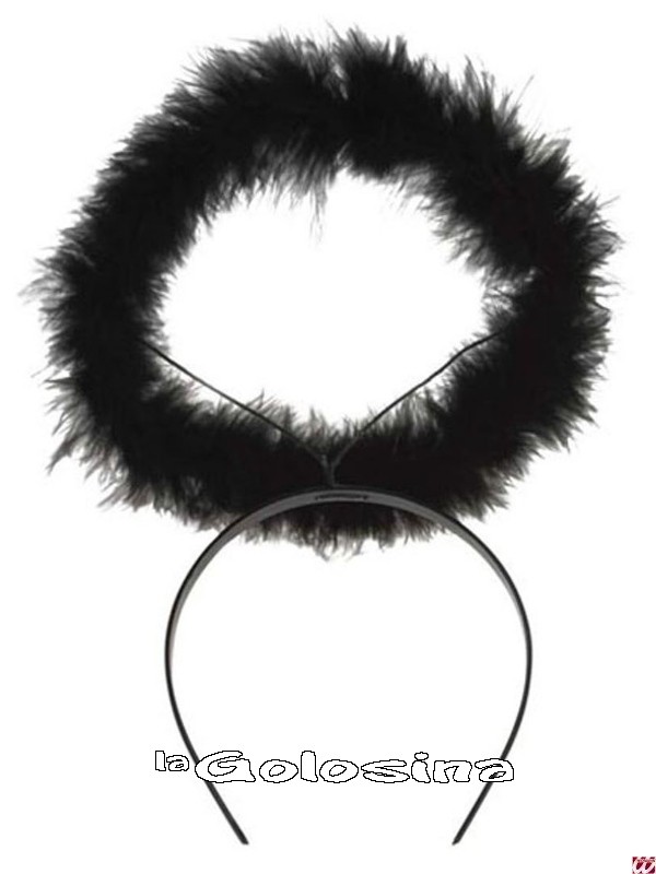Halo De Marabú Para El Pelo - Accesorio De Disfraz Para Adulto, Ideal Para Fiestas Y Halloween