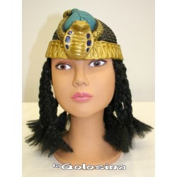 Casquete cleopatra con pelo