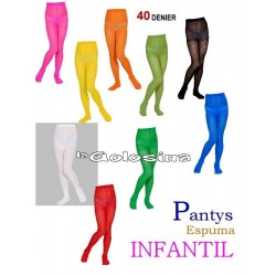 Pantys Espuma INFANTIL - 40 Denier.