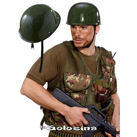 Casco Militar con malla