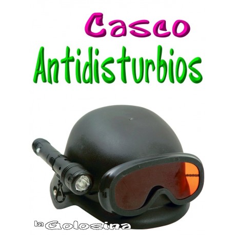 Casco Antidisturbios con linterna