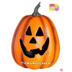 Calabaza con luz 23 cm