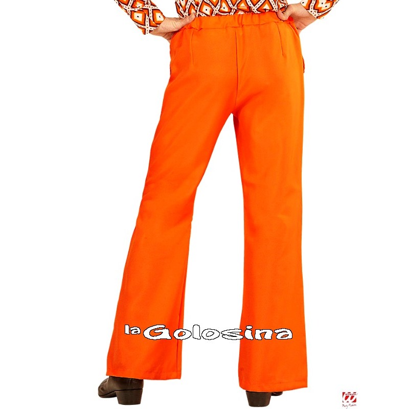 Adulto Hombre 60's groovy Hippie Hombre Top & Pantalones - Talla única,  Multicolorido