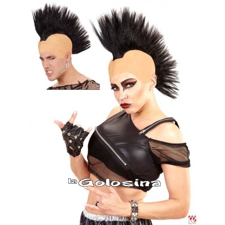 Calva con Cresta Punk