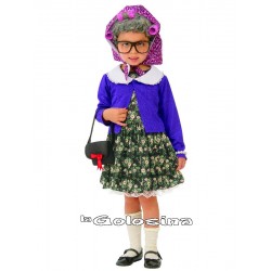 Disfraz Niña: Abuela, abuelita.
