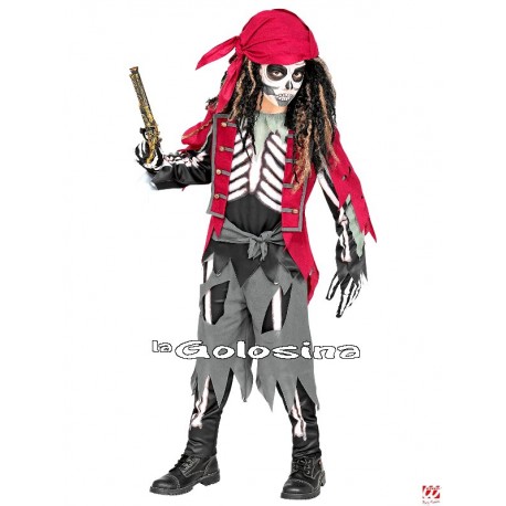 Disfraz Niño: Pirata esqueleto.