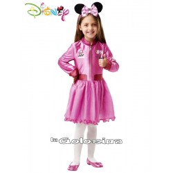 Disfraz Niña: Minnie Mouse Carreras - LICENCIA - DISNEY.