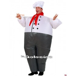 Disfraz Ad. Cocinero Hinchable