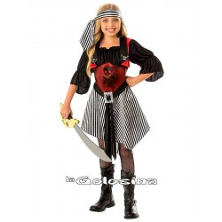 Disfraz Niña: Pirata. 4