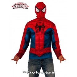 Camiseta y mascara Spiderman - LICENCIA